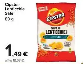 Carrefour Market Cipster Lenticchie Sale 80 g offerta