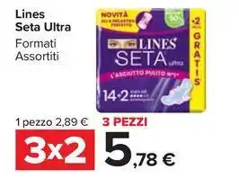 Carrefour Market Lines Seta Ultra Formati Assortiti offerta