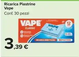 Carrefour Market Ricarica Piastrine Vape Conf. 30 pezzi offerta