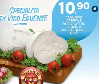 Extra Supermercati CASEIFICIO CARBONE FIOR DI LATTE/ PROVOLA DIVICO EQUENSE offerta
