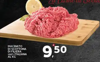 Extra Supermercati MACINATO DI SCOTTONA DI FILIERA 100% ITALIANA offerta