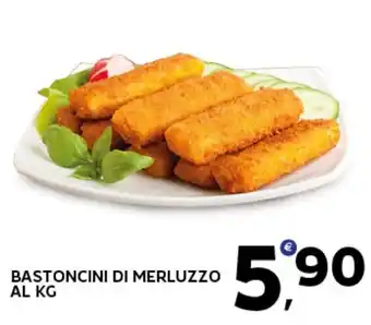 Extra Supermercati BASTONCINI DI MERLUZZO AL KG offerta