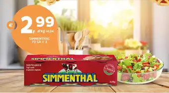 Extra Supermercati SIMMENTHAL 70 GR X 3 offerta