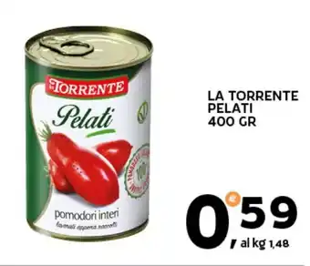 Extra Supermercati LA TORRENTE PELATI 400 GR offerta