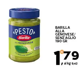 Extra Supermercati BARILLA ALLA GENOVESE/ SENZ'AGLIO 190 GR offerta