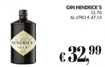 Coal GIN HENDRICK'S CL 70 offerta