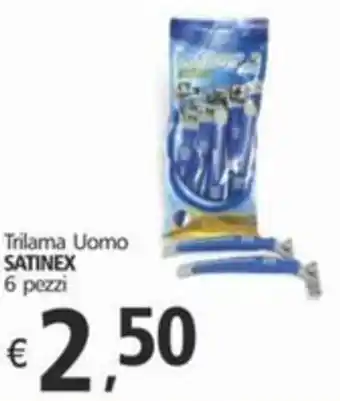 Alter Discount Trilama Uomo SATINEX 6 pezzi offerta