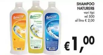 D'Italy SHAMPOO NATURERB vari tipi ml 500 offerta