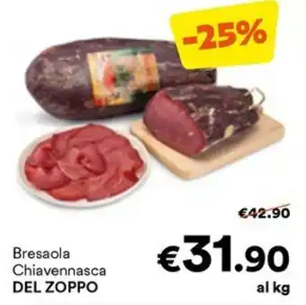 Unes Bresaola Chiavennasca DEL ZOPPO offerta