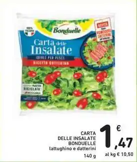 Spazio Conad CARTA DELLE INSALATE BONDUELLE offerta