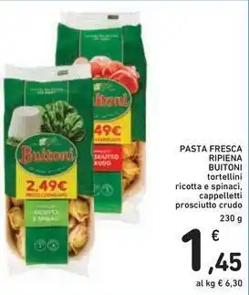 Spazio Conad PASTA FRESCA RIPIENA BUITONI offerta