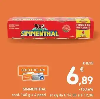 Spazio Conad SIMMENTHAL conf. 140 g x 4 pezzi offerta