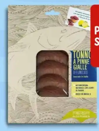 Sapore di Mare TONNO A PINNE GIALLE AFFUMICATO AL PEPE ROSA E LIMONE 100g offerta