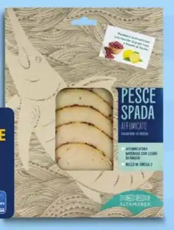 Sapore di Mare PESCE SPADA AFFUMICATO AL PEPE ROSA E LIMONE 100g offerta