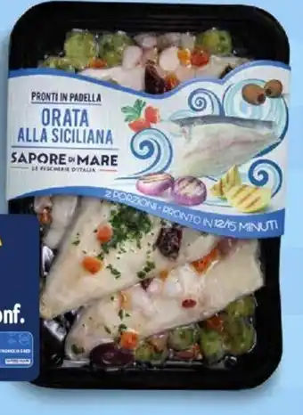 Sapore di Mare ORATA ALLA SICILIANA 500g offerta