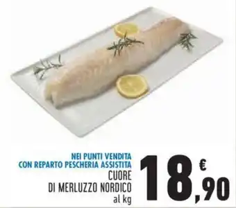 Conad CUORE DI MERLUZZO NORDICO offerta