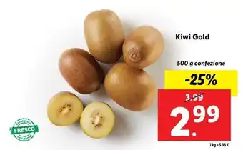 Lidl Kiwi Gold 500 g confezione offerta