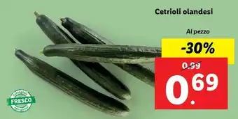 Lidl Cetrioli olandesi offerta