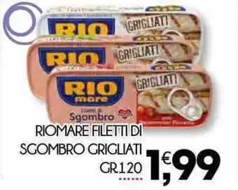 Enne Market RIOMARE FILETTI DI SGOMBRO GRIGLIATI GR120 offerta