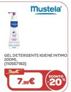 Bimbo Store Mustela gel detergente igiene intimo offerta