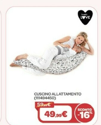 Bimbo Store That's love cuscino allattamento offerta