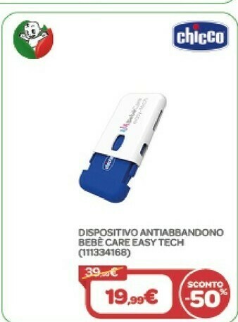 Bimbo Store Dispositivo antiabbandono bebe care easy tech offerta