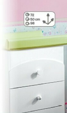 Bimbo Store Bagnetto/cassettiera nora bianco offerta