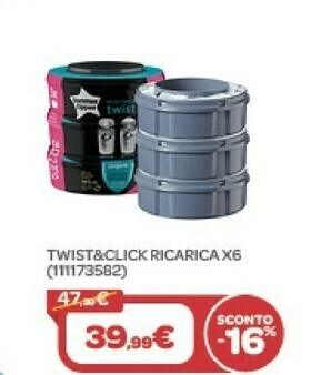 Bimbo Store Twist&click ricarica x6 offerta