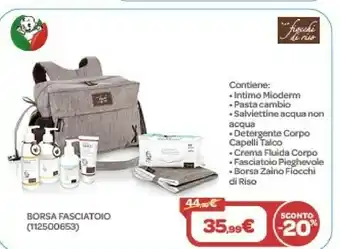 Bimbo Store Fiocchi di riso borsa fasciatoio offerta