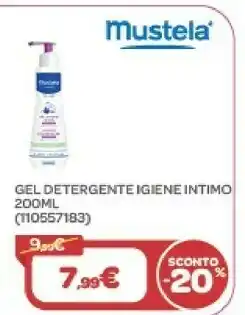 Bimbo Store Mustela gel detergente igiene intimo offerta
