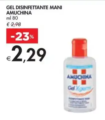 Bennet GEL DISINFETTANTE MANI AMUCHINA ml 80 offerta