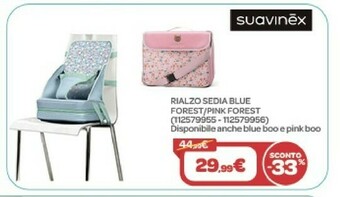 Suavinex rialzo sedia blue forest