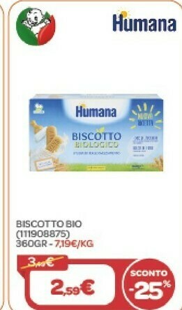 Bimbo Store Biscotto bio 360gr offerta
