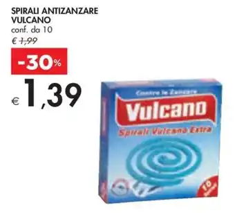 Bennet SPIRALI ANTIZANZARE VULCANO conf. da 10 offerta