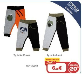 Bimbo Store Pantaloni felpa offerta