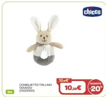 Bimbo Store Chicco coniglietto trillino offerta