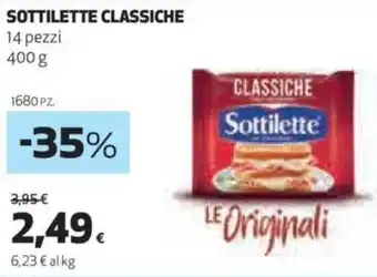 Ipercoop SOTTILETTE CLASSICHE 14 pezzi 400 g offerta