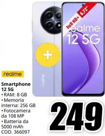 MediaWorld realme Smartphone 12 5G offerta