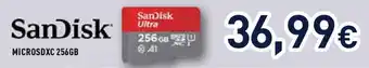 Unieuro SanDisk MICROSDXC 256GB offerta