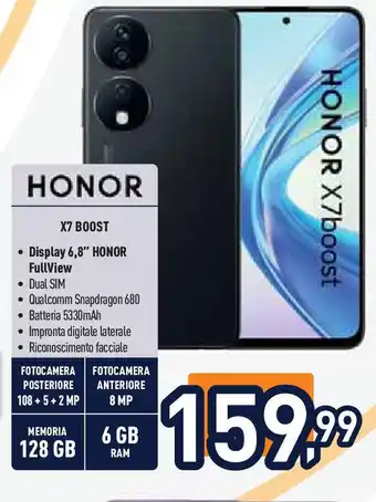 Unieuro HONOR X7 BOOST offerta