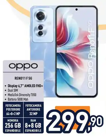 Unieuro oppo REN011 F 5G offerta