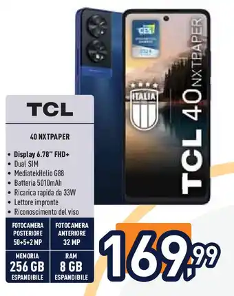 Unieuro TCL 40 NXTPAPER offerta