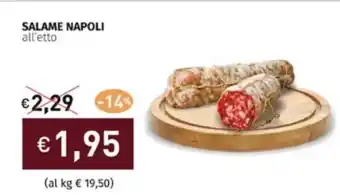 Prezzemolo e Vitale SALAME NAPOLI all'etto offerta