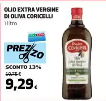 Ipercoop OLIO EXTRA VERGINE DI OLIVA CORICELLI 1 litro offerta