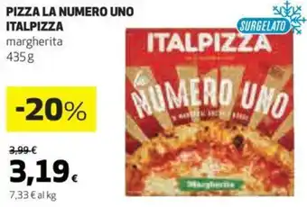 Ipercoop PIZZA LA NUMERO UNO ITALPIZZA margherita 435g offerta