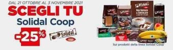 Coop 25% Solidal Coop offerta