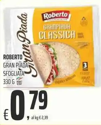 Coop Roberto Gran Piada Sfogliata 330g offerta