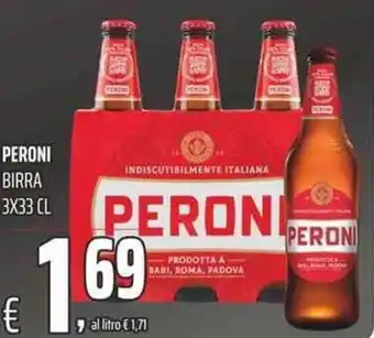 Coop Peroni Birra 3x33cl offerta