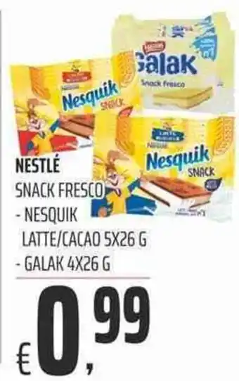 Coop Nestlé Snack Fresco offerta