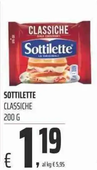 Coop Sottilette Classiche 200g offerta